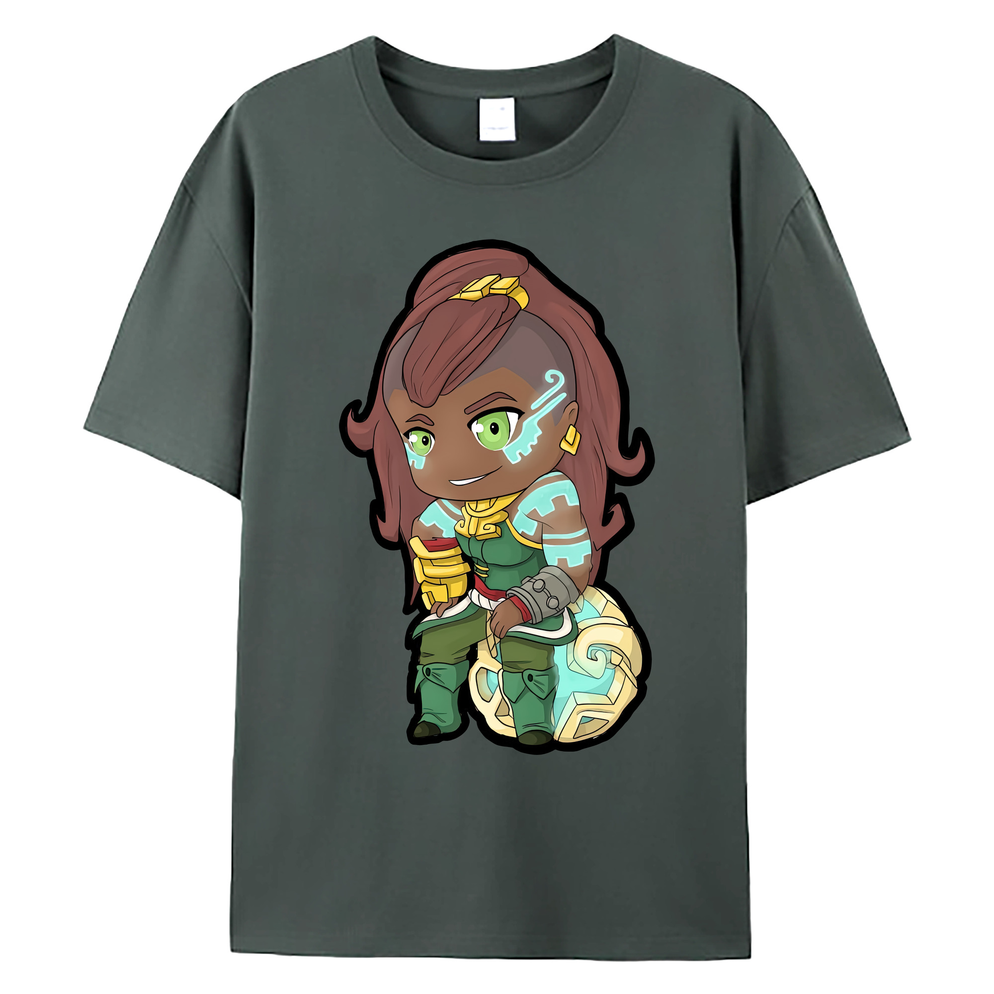 （画像用） リーグ・オブ・レジェンド League of Legends LOL 綿100％ メンズ半袖Tシャツ｜肌触りやわらか＆通気性
